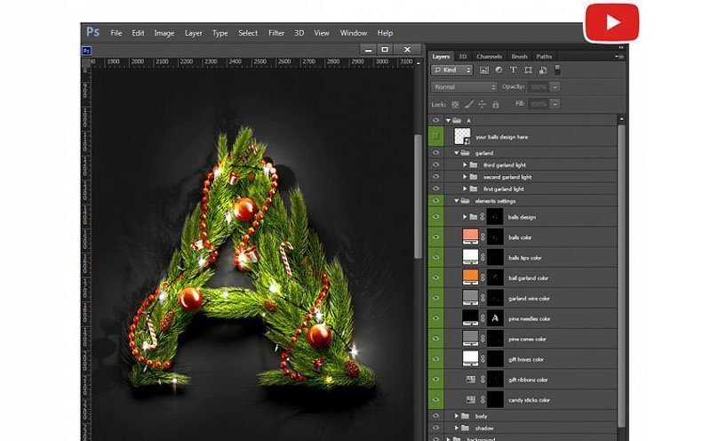 Christmas Animated Typeface