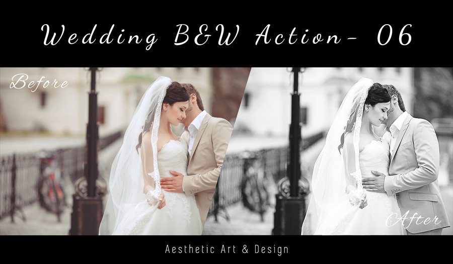 Free Download Aesthetic Black & White Photoshop Actions