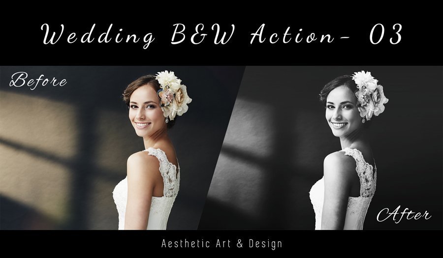 Free Download Aesthetic Black & White Photoshop Actions