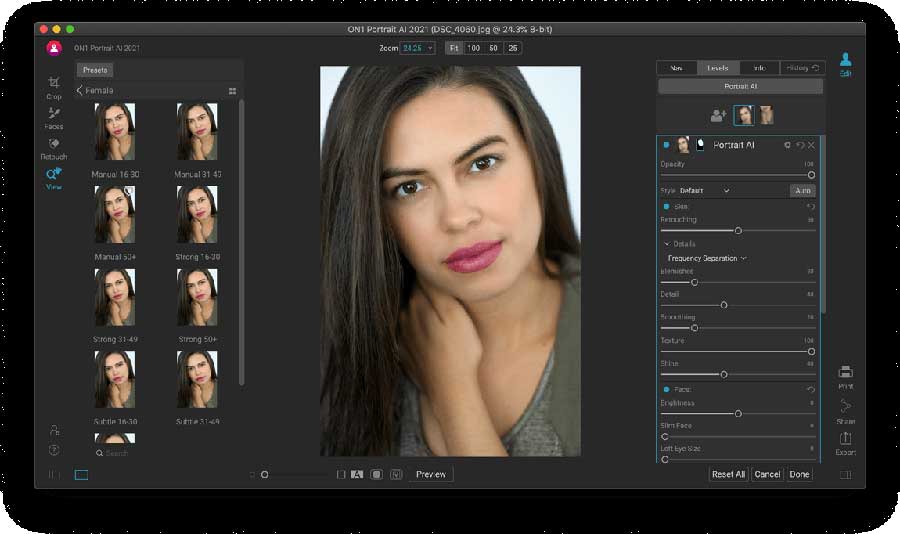 ON1 Portrait AI 2021 Free Download For Lifetime ON1 Portrait AI 2021