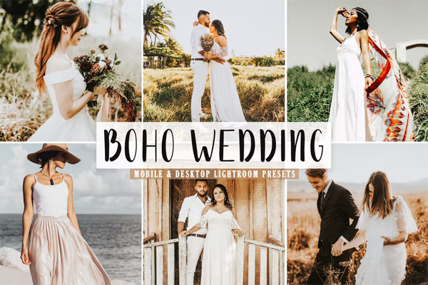Bohemian Wedding Lightroom Presets Bohemian Wedding Presets
