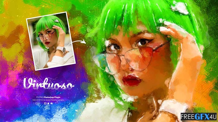 Real Painting - Virtuoso For Photoshop Plugin Real Painting Photoshop Plugin