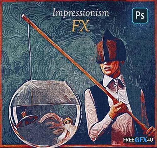 Graphicriver - Impressionism Paint FX Plugin Photoshop Add-On Impressionism Paint FX Plugin