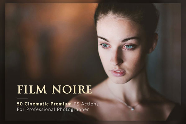 50 Film Noire PS Actions Bundle Free Download Film Noire PS Actions Bundle