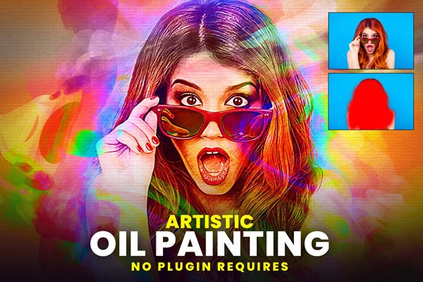CreativeMarket - Artistic Color Oil Painting Artistic Color Oil Painting