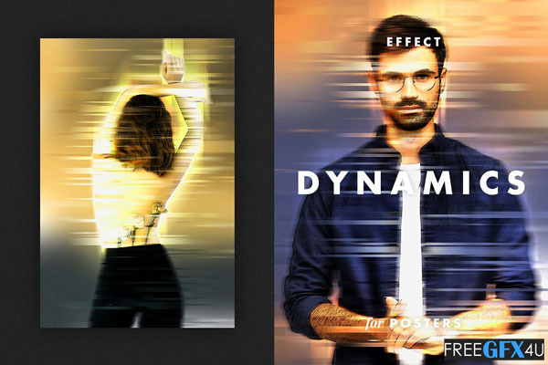 CreativeMarket - Dynamics Effect For Posters Dynamics Effect For Posters