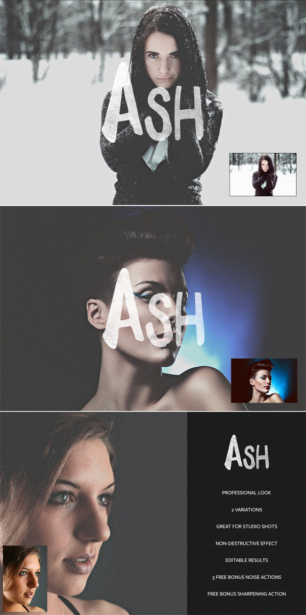 Ash Photoshop Action