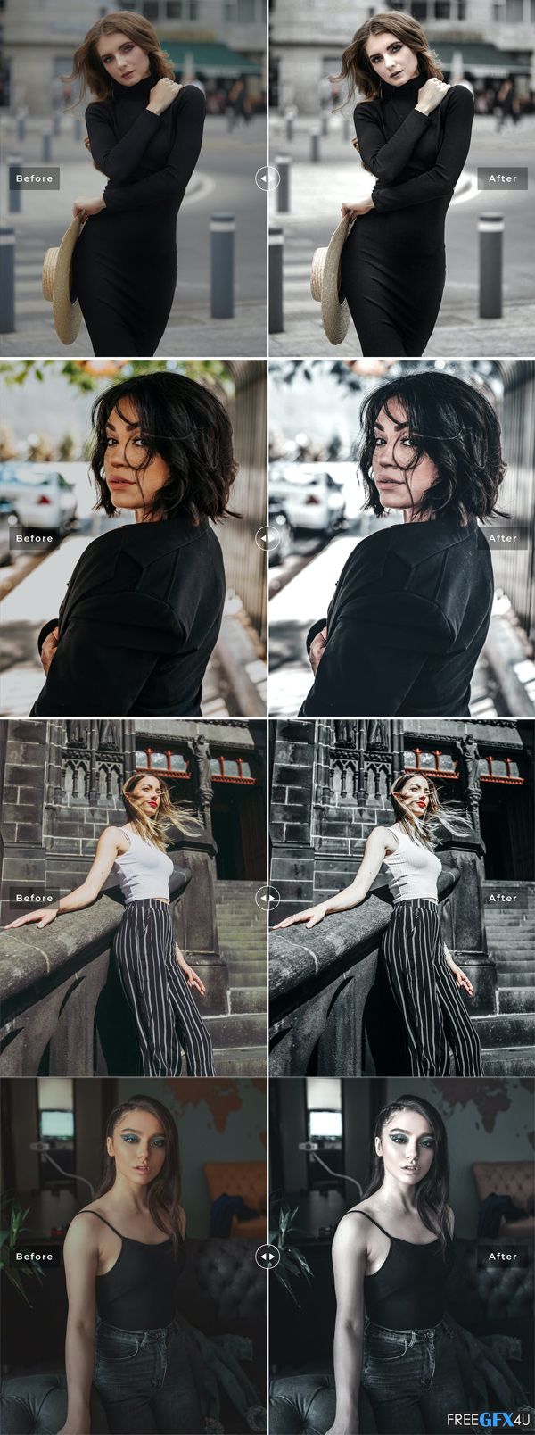 Dark Gray Lightroom Presets