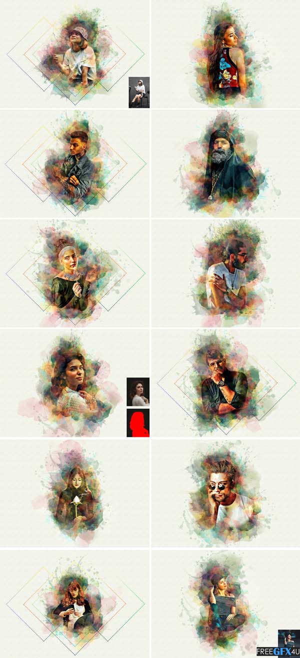 Gallery Painting Photoshop Action