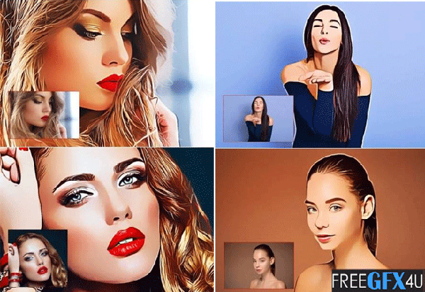 Cartoon Vector – Photoshop Action