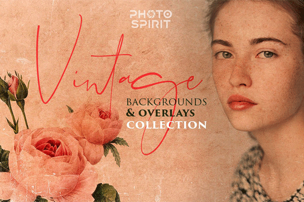 CreativeMarket - Vintage Backgrounds & Overlays Vintage Backgrounds & Overlays