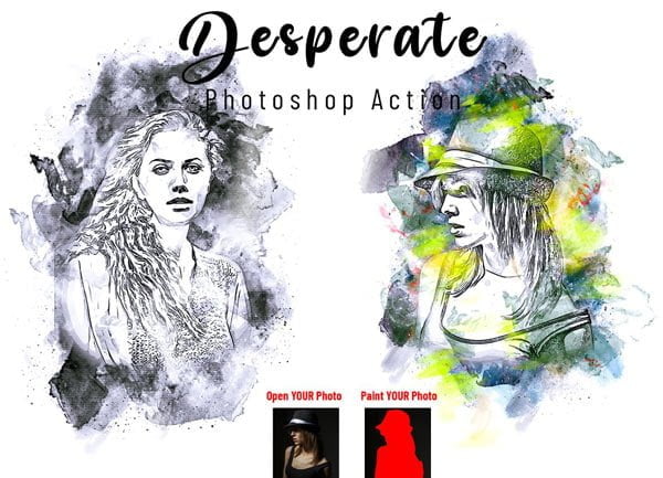 Desperate Photoshop Action Free Download Desperate Photoshop Action