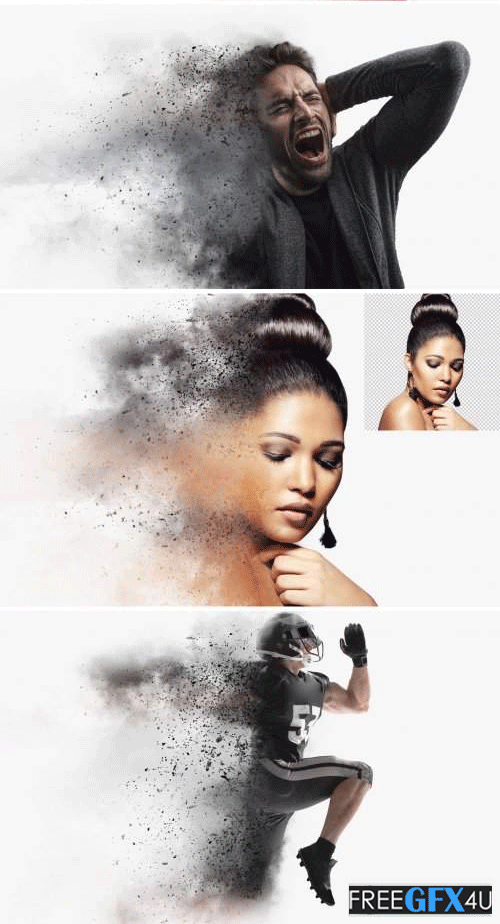 Dispersion Photo Effect with Smoke and Dust