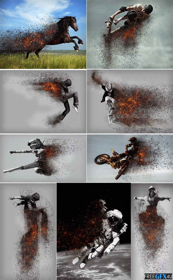 Fire & Ashes Photoshop Effect