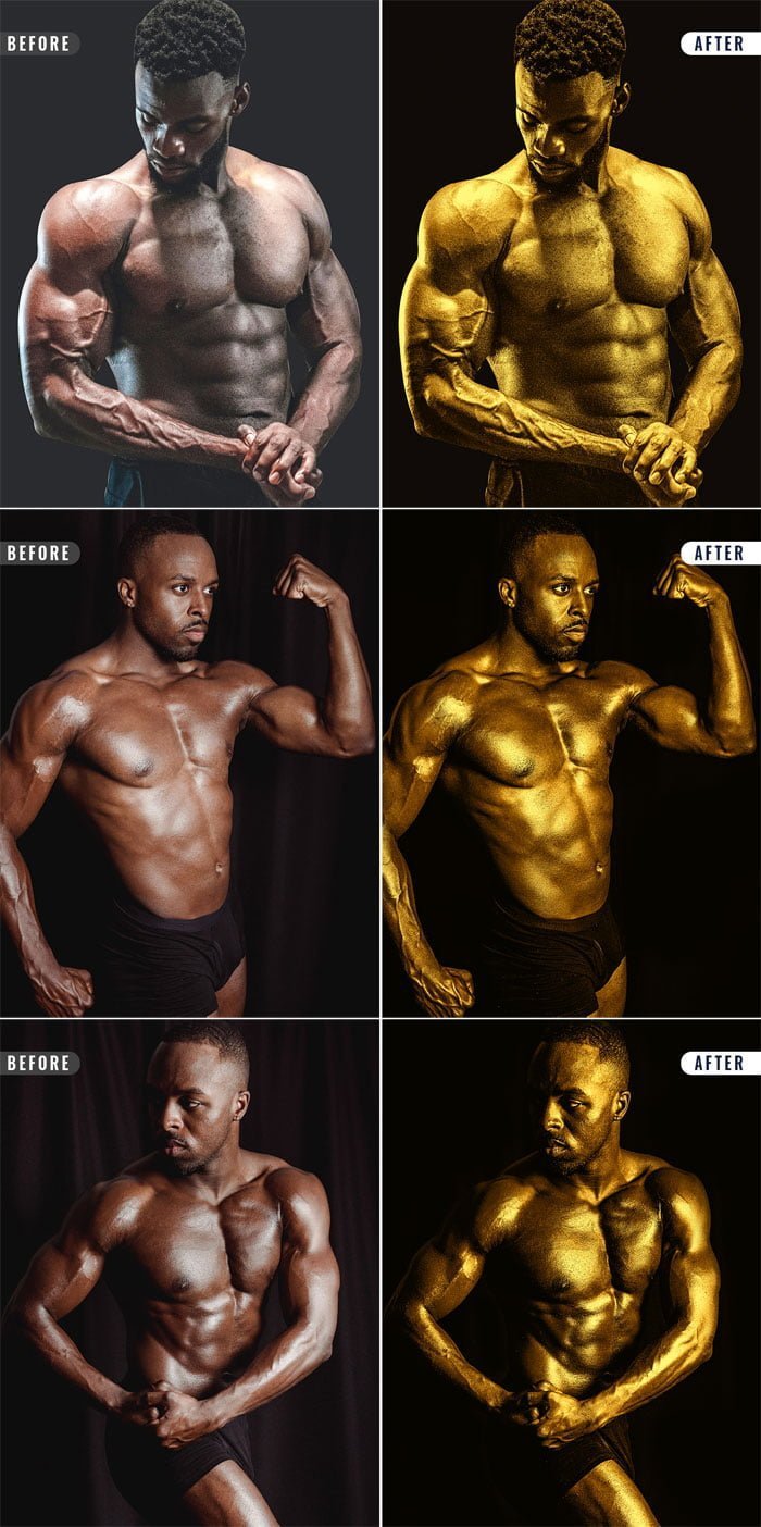 Golden Skin Effect Photoshop
