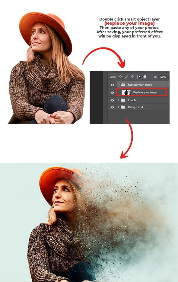 Smoke Dispersion Photo Effect