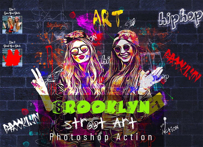 Brooklyn Street Art Photoshop Action