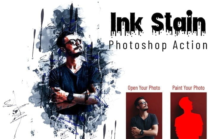 Ink Stain Photoshop Action