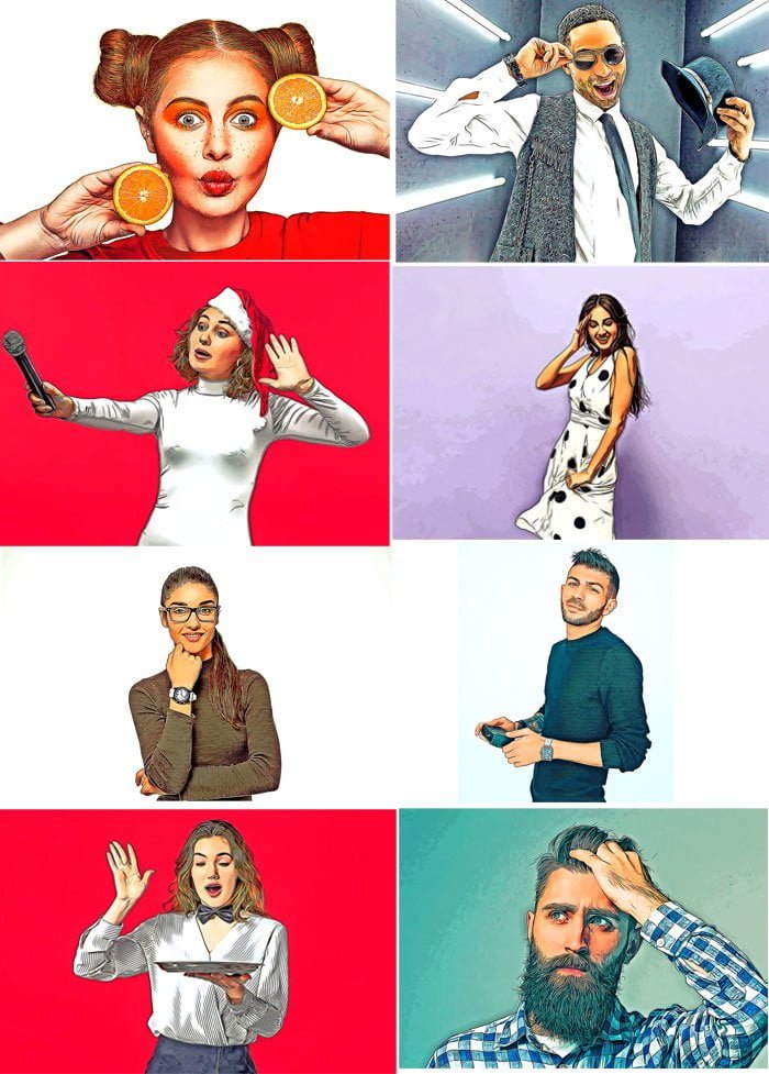 Magical Cartoon Photoshop Action