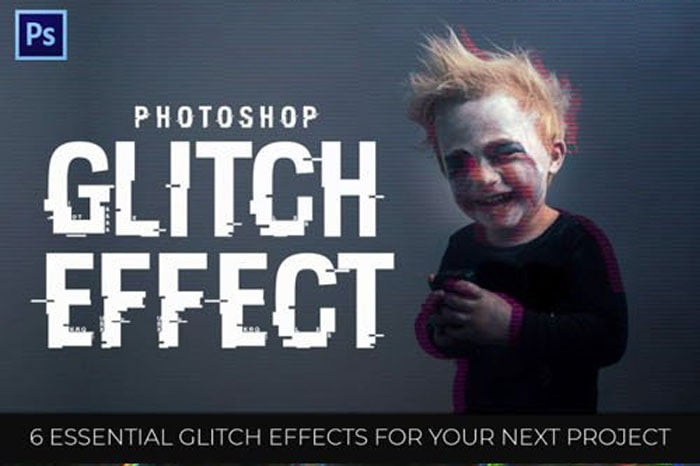 100 Glitch Photo Effects & Overlays For Photoshop 100 Glitch Photo Effects & Overlays