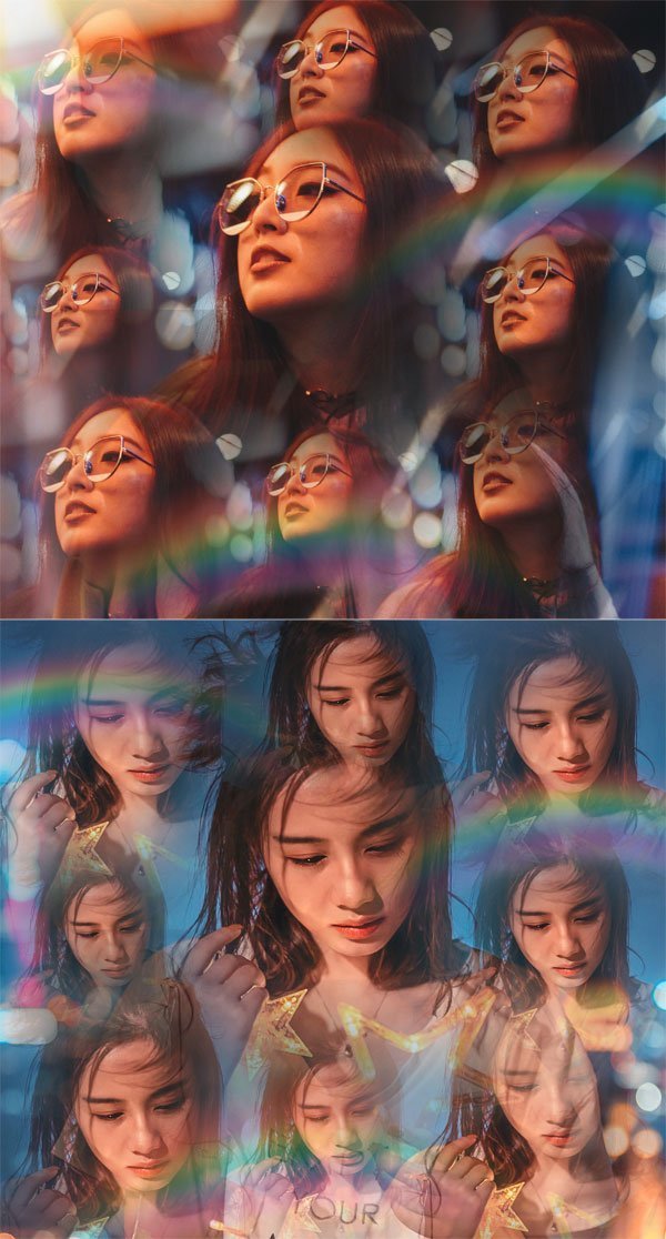 Kaleidoscope Photo Effect