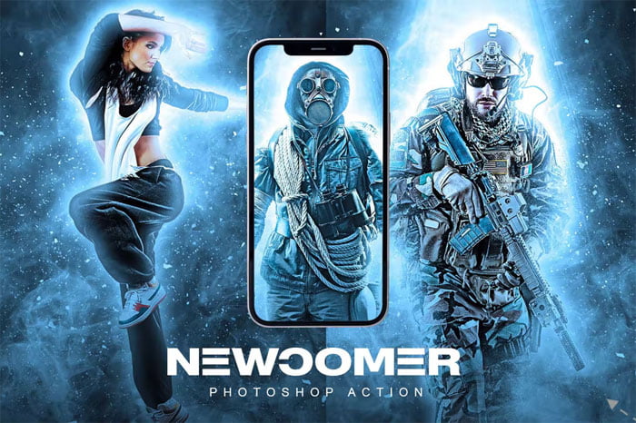 Newcomer Photoshop Action Free Download Newcomer Photoshop Action