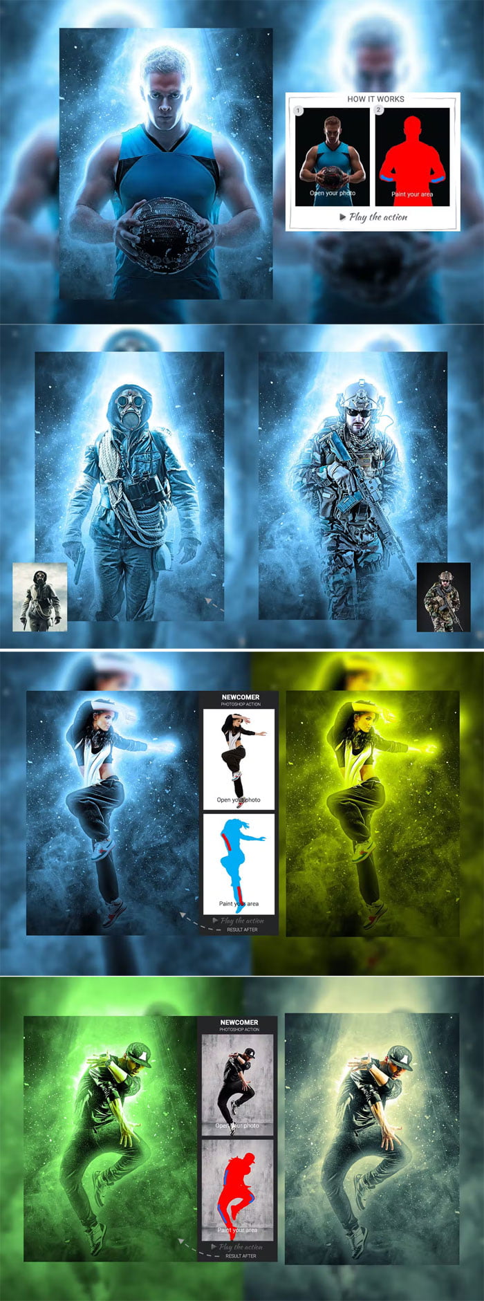 Newcomer Photoshop Action Free Download Newcomer Photoshop Action