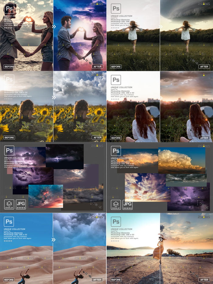 CreativeMarket - Sky Photo Overlays Sky Photo Overlays