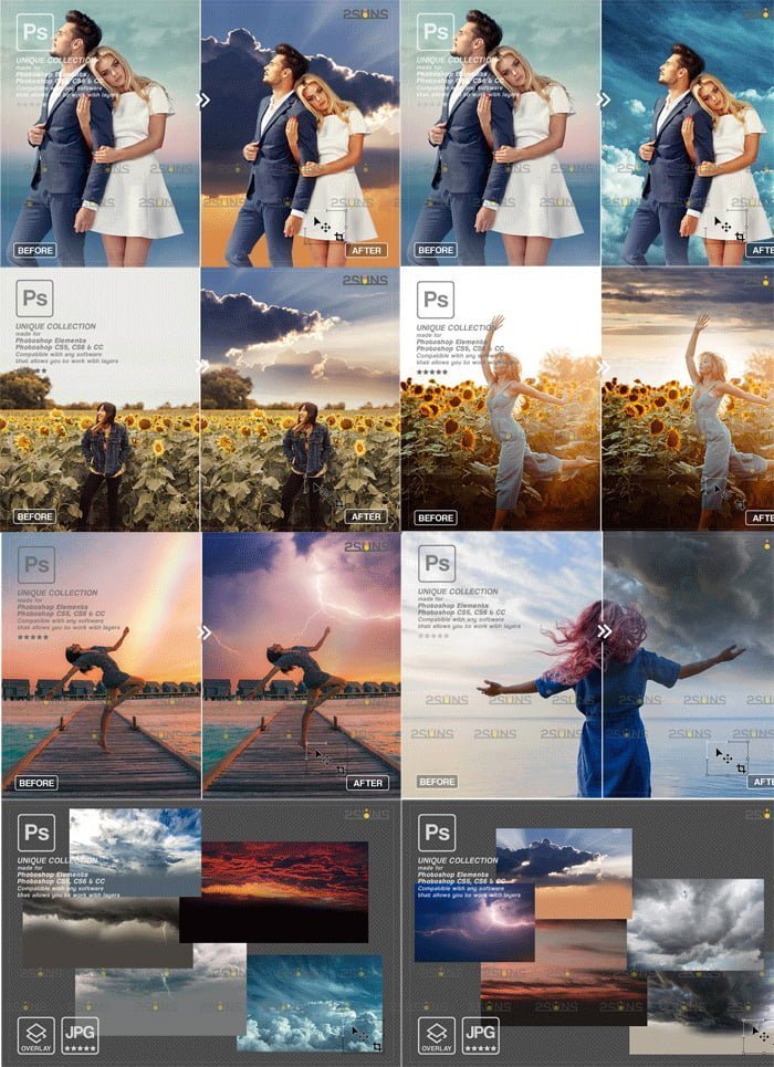 CreativeMarket - Sky Photo Overlays Sky Photo Overlays