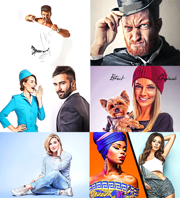 Ultra Oil Effect Photoshop Action