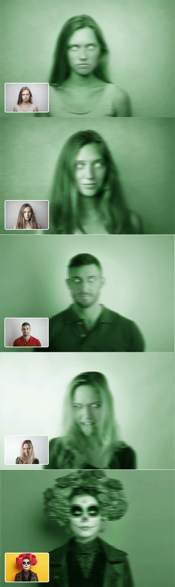 Ghost Photo Effect Action