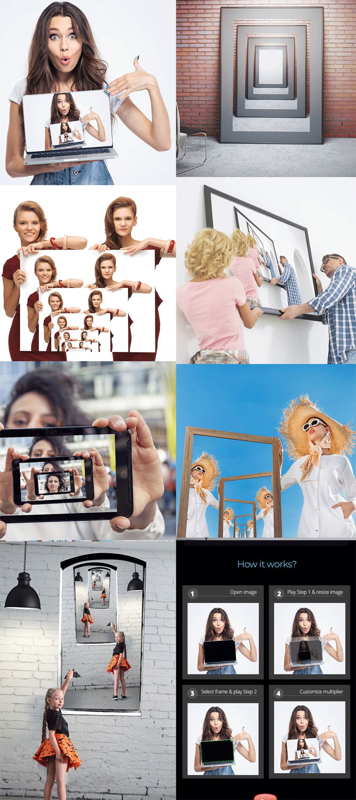 Droste Effect Pro Photoshop Action