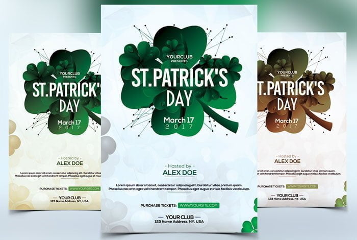 ST Patric Day Flyer PSD Template ST Patric Day Flyer PSD Template