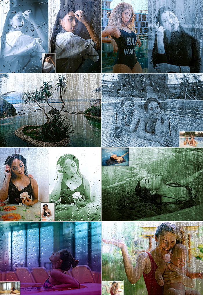 Wet Glass Effect Action