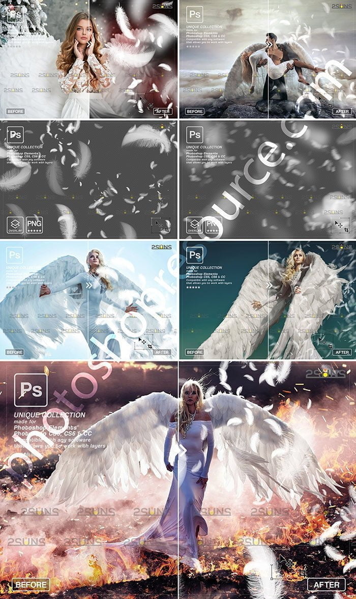 White Feather Photo Overlays Free Download White Feather Photo Overlays