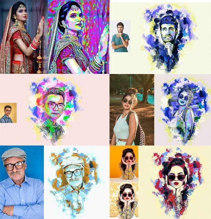 Poster Art Photoshop Actions