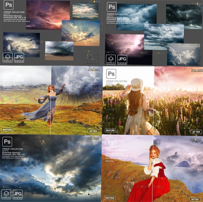 CreativeMarket - Sky Photo Overlays Sky Photo Overlays