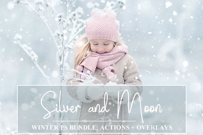 Winter Bundle PS Actions + Overlays