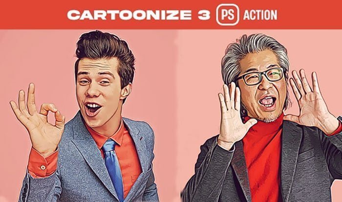 Graphicriver - Cartoonize 3 Photoshop Action Cartoonize 3 Photoshop Action