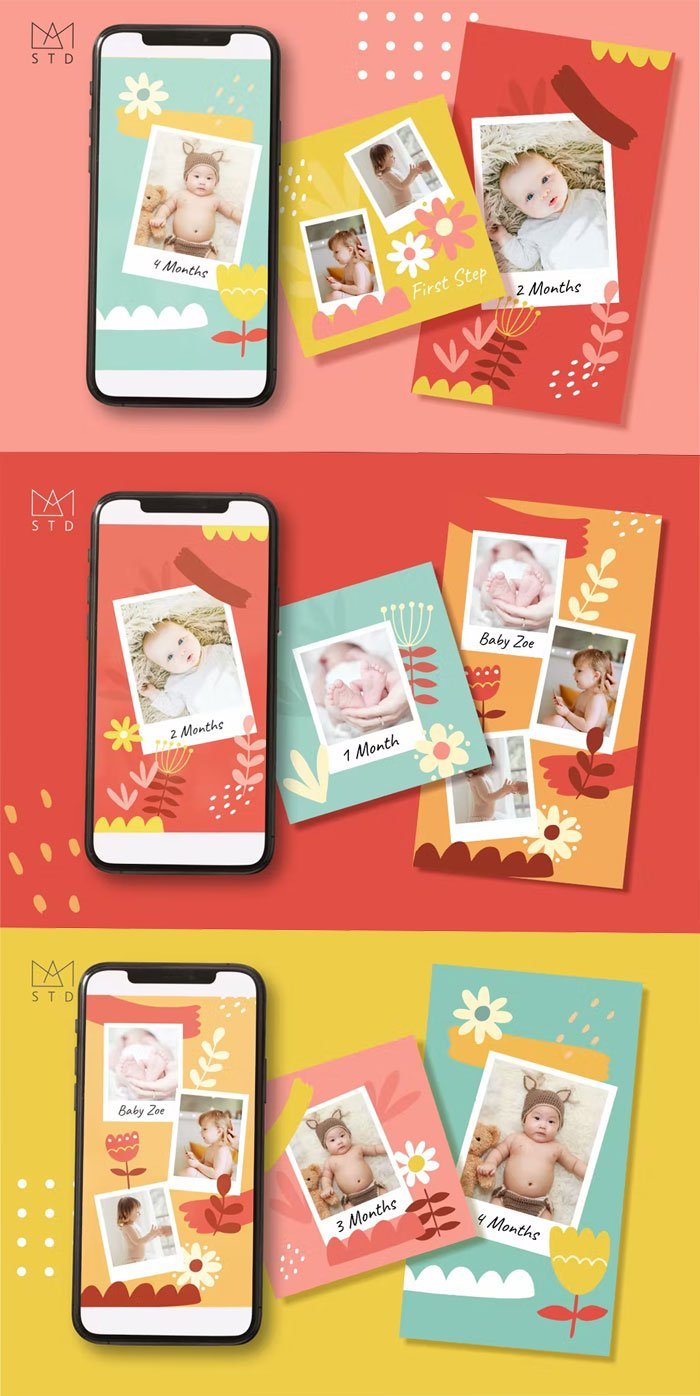 Baby Milestone Social Media
