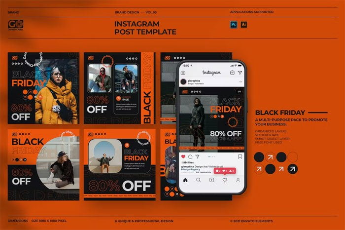 Black Friday Instagram Post Free Download Black Friday Instagram Post