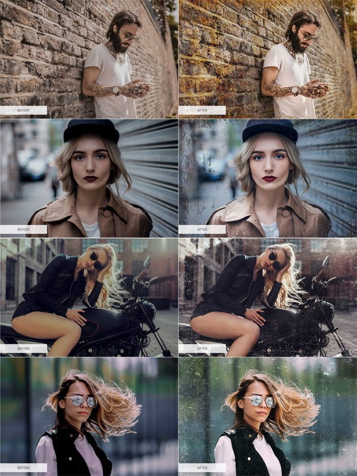 Grunge Style Photoshop Overlays