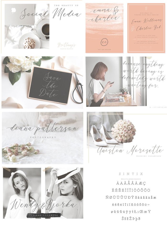 Oh Samantha Seductive Chic Font