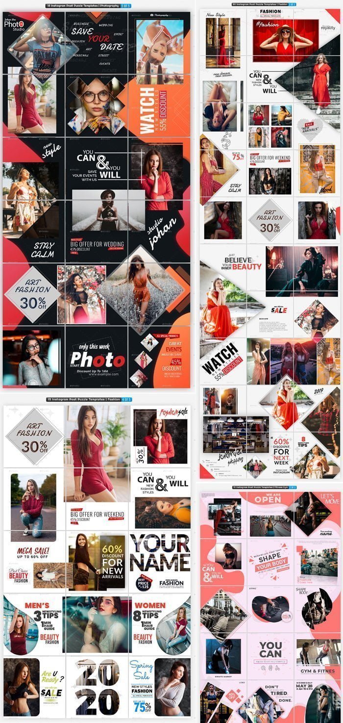 Instagram Puzzle Bundle