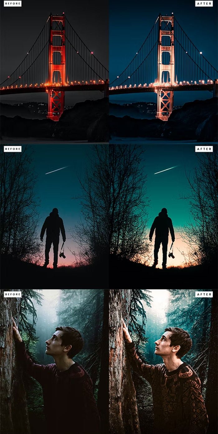 Orange & Teal Look Presets
