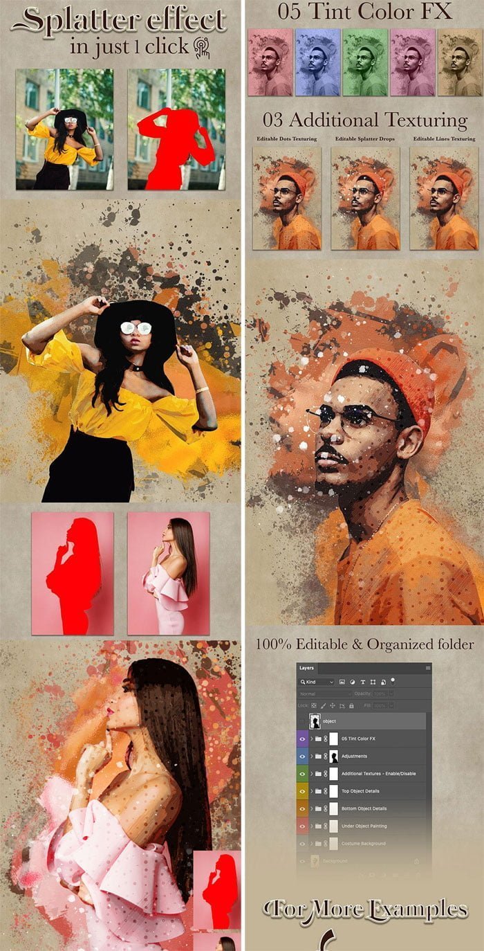 Graphicriver - Speckless PS Action Free Download Speckless PS Action