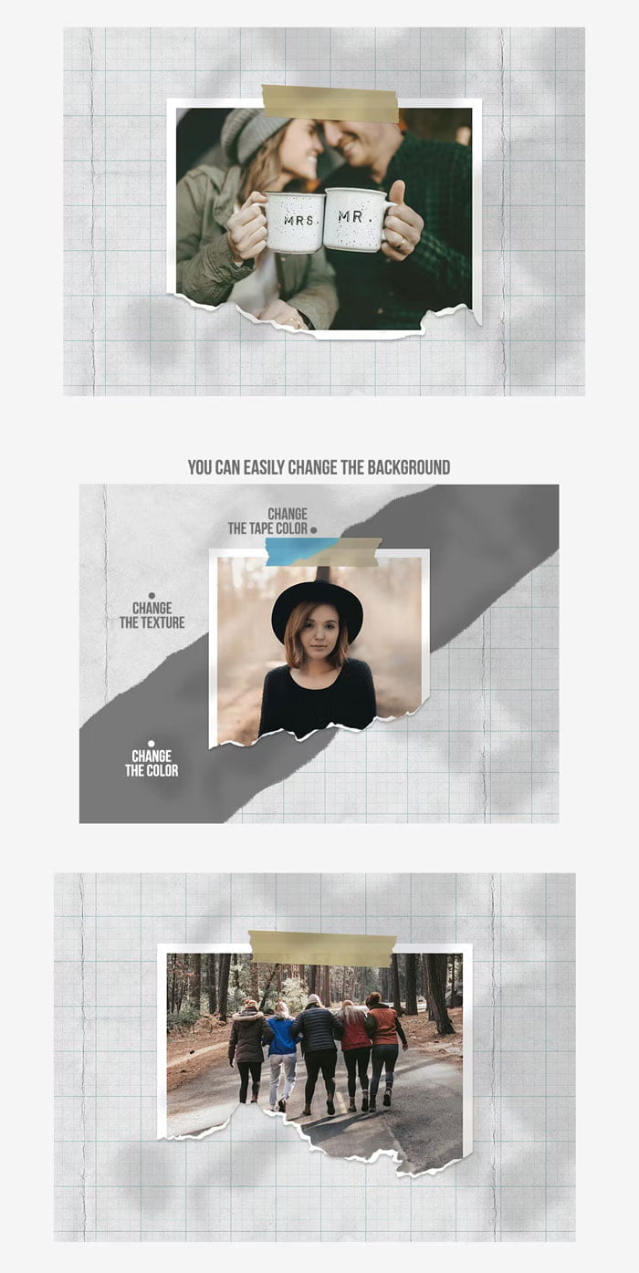 Torn Photo Templates Free Download Torn Photo Templates