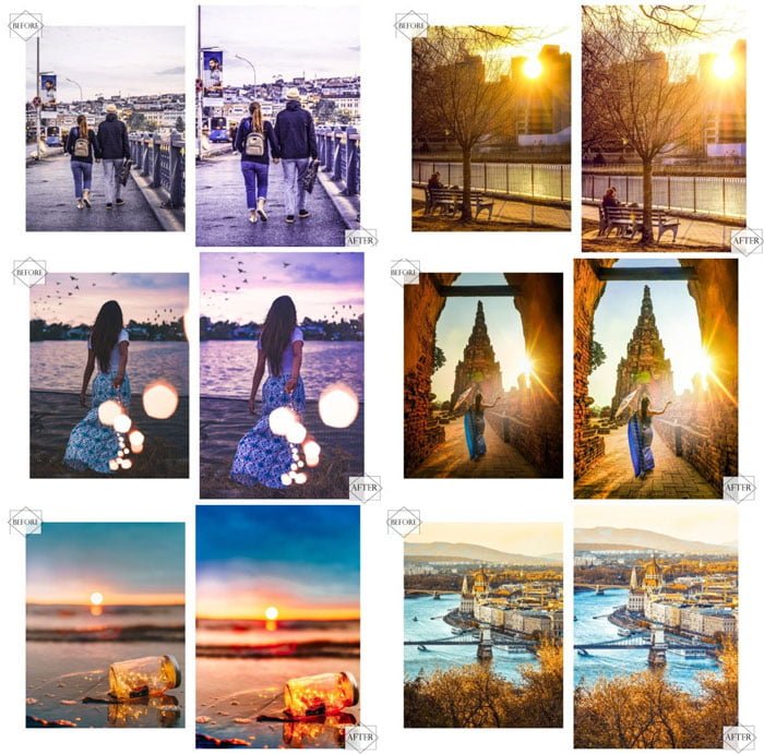 12 Actions Magical Sunset