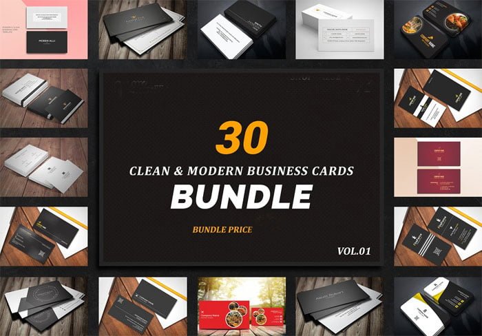 30 Business Cards Bundle Vol.01 30 Business Cards Vol.01