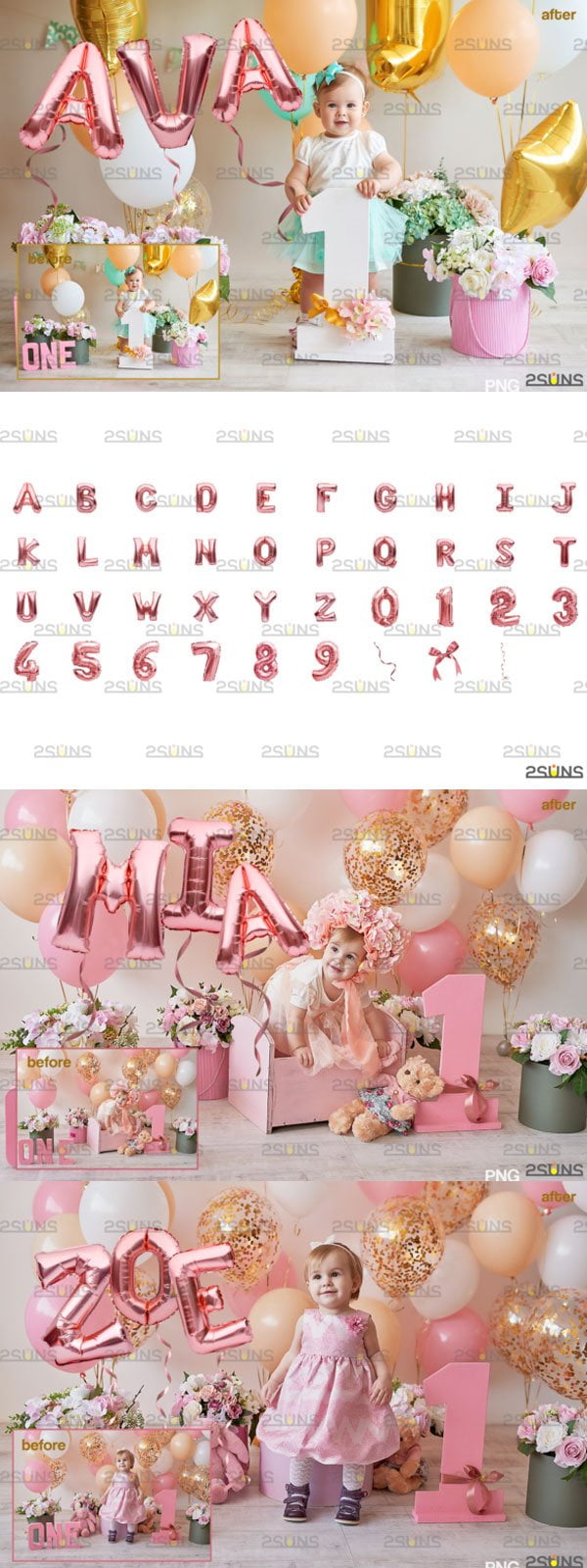 39 Foil Balloon Overlay
